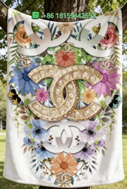 Chanel Throw Blankets